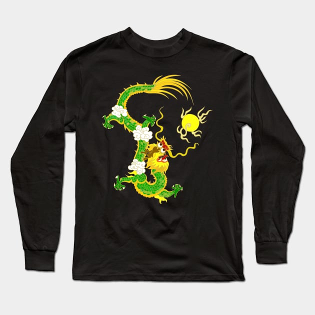 Dragon 008 Long Sleeve T-Shirt by cutequokka